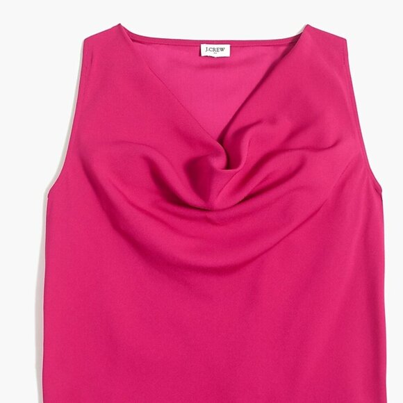 J. CREW Sleeveless cowlneck top Size Medium - Picture 1 of 8